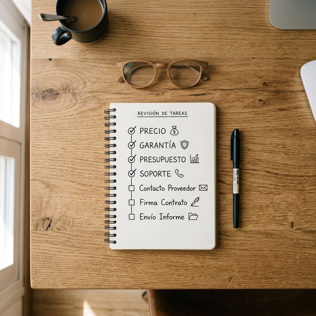 checklist antes de comprar Ads Pro: precio, garantia, presupuesto, soporte