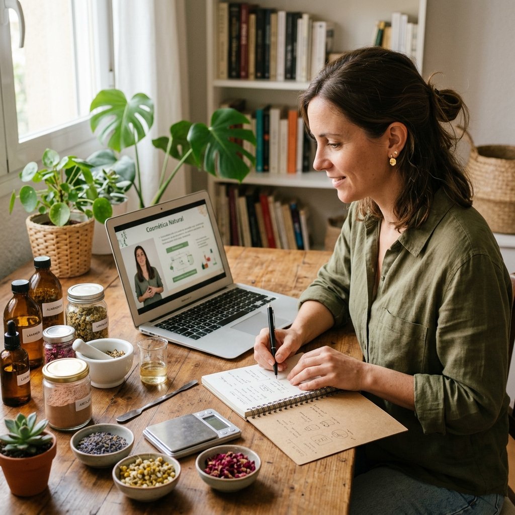 curso online para aprender a hacer cosmética natural desde cero