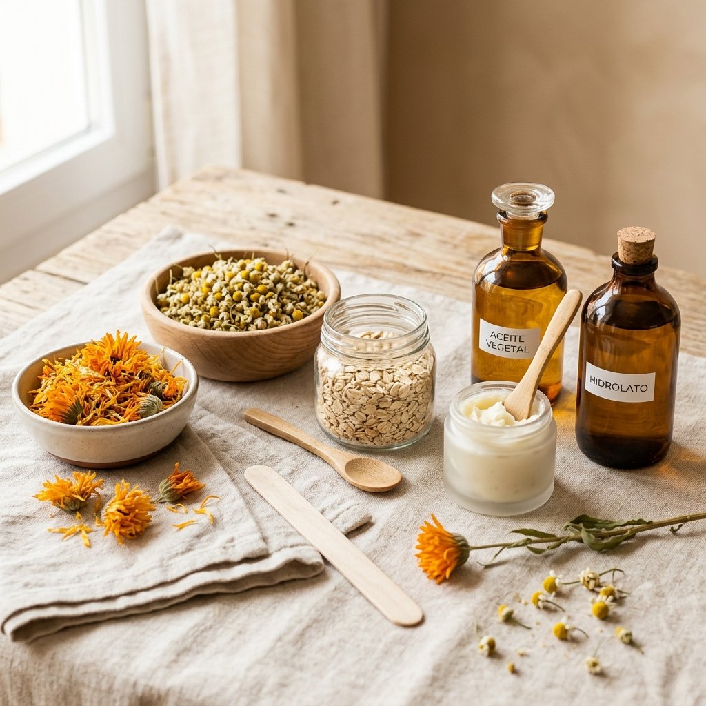 ingredientes para aprender a hacer cosmética natural y formular en casa